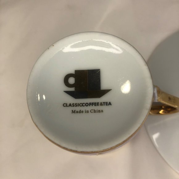 Classic Coffee & Tea China in Pastels and Gold Trim - Picture 5 of 8